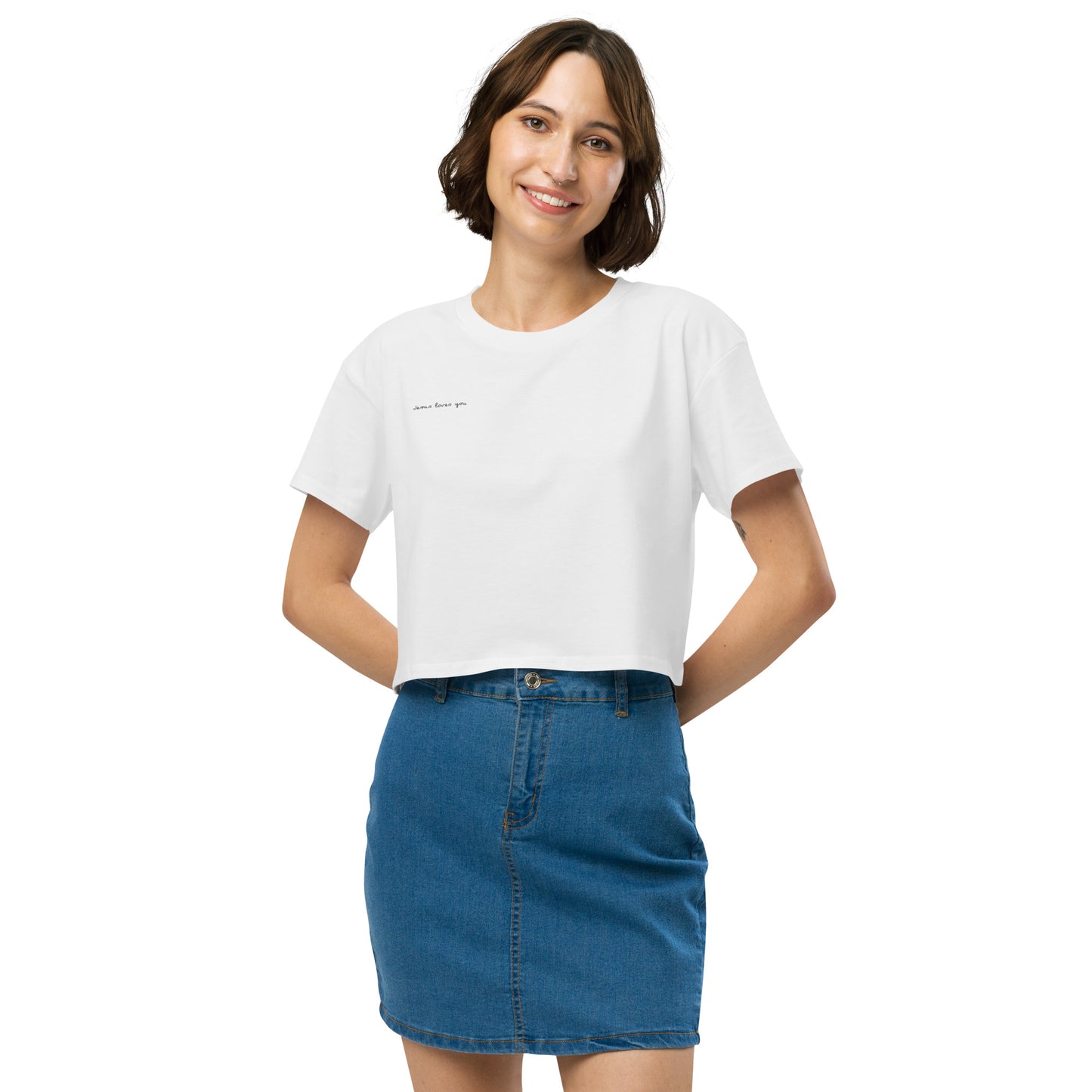 Jesus Loves You Crop Top