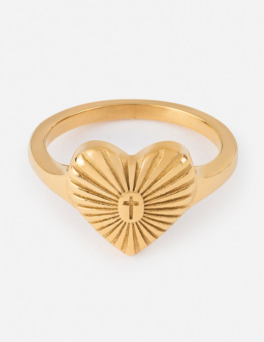 Radiant Heart Ring