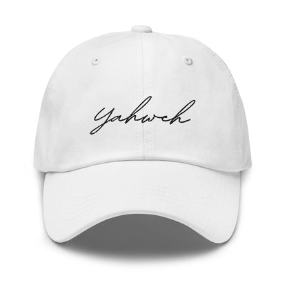 Yahweh Script Embroidered Classic Dad Hat