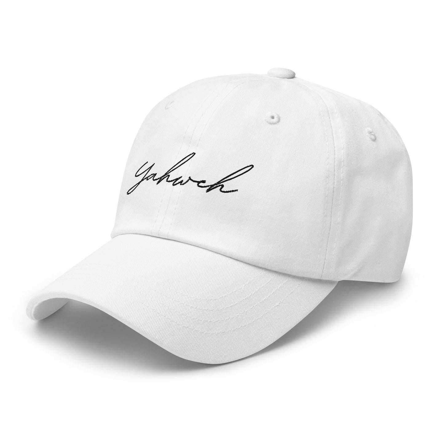 Yahweh Script Embroidered Classic Dad Hat