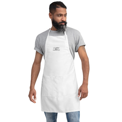 Let Us Thank Him For Our Food Embroidered Apron