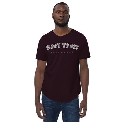 Glory to God Men's Curved Hem T-Shirt