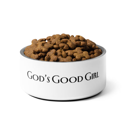 God's Good Girl Pet bowl