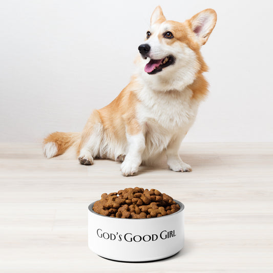 God's Good Girl Pet bowl