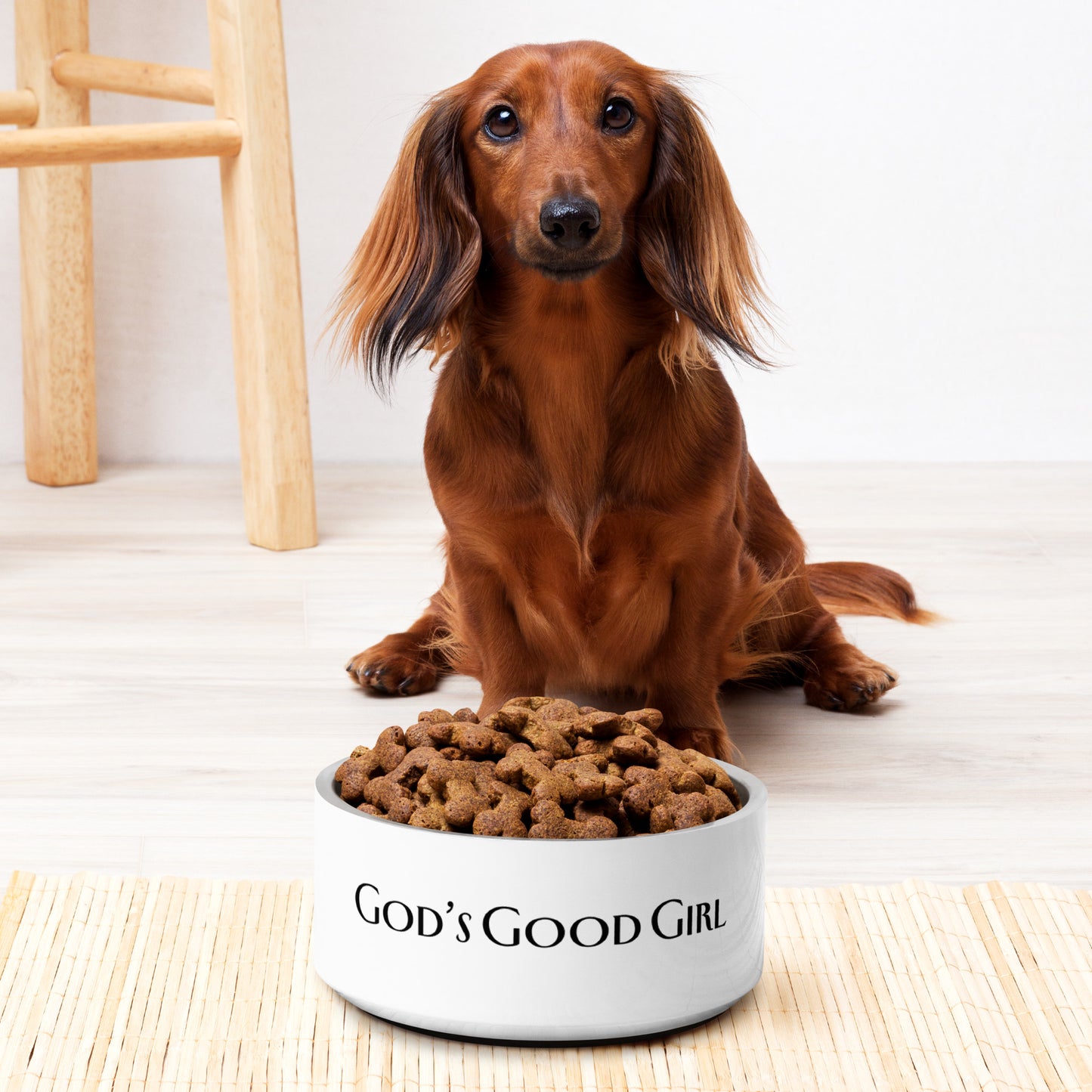 God's Good Girl Pet bowl