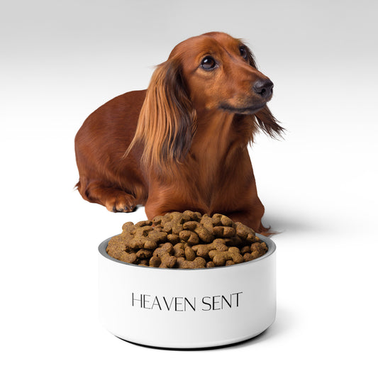 Heaven Sent White Pet bowl