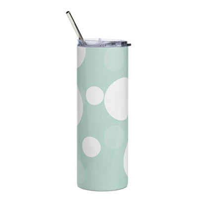 Faith Polka Dot Stainless Steel Tumbler