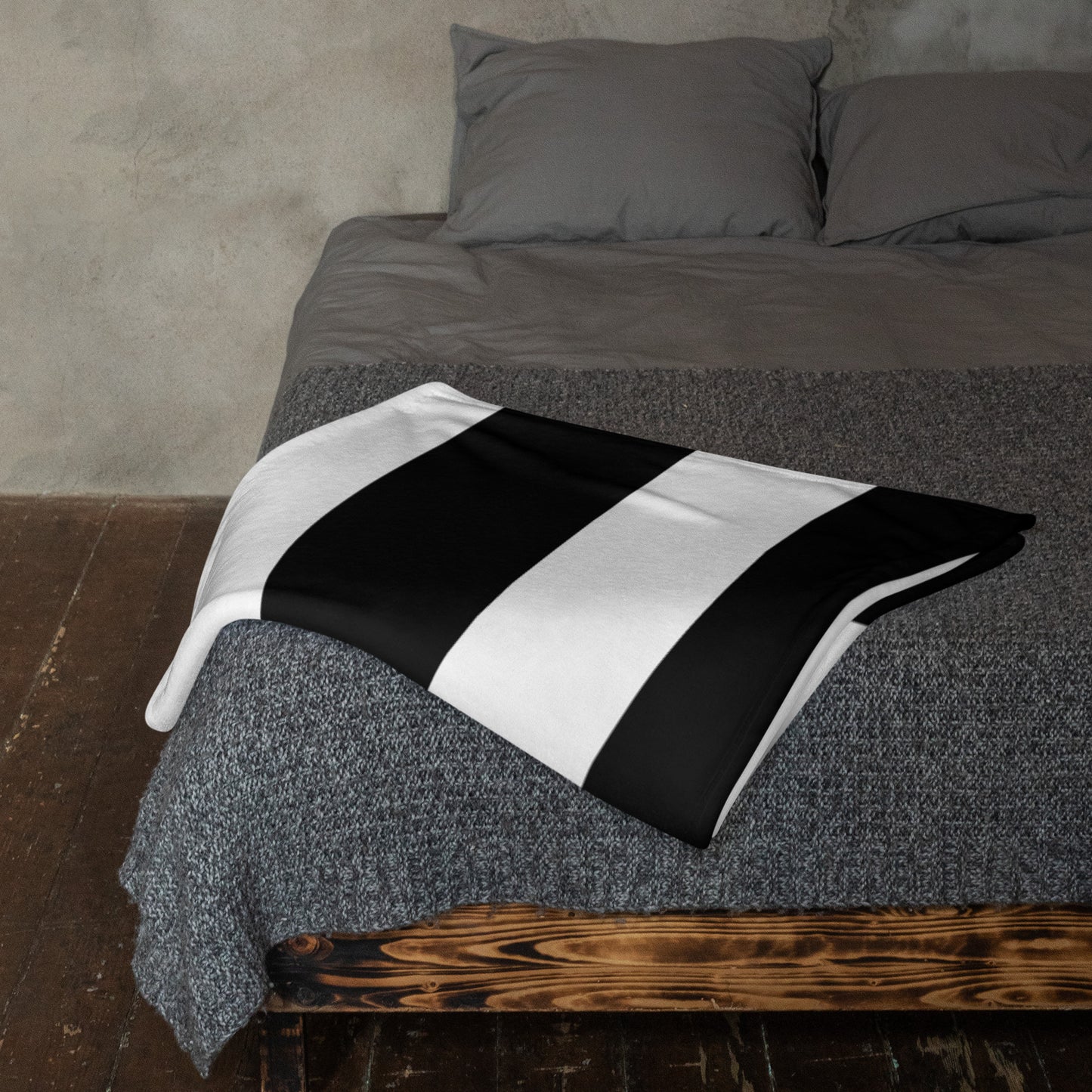 Faith Striped Throw Blanket