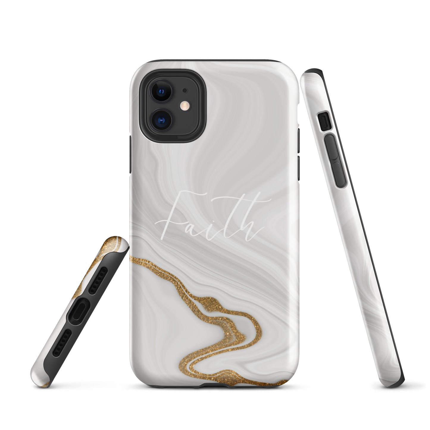 Faith Marble Pattern Tough Phone Case