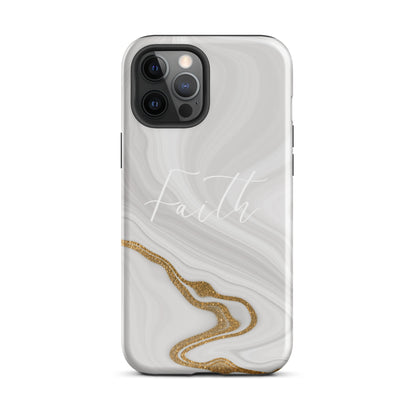 Faith Marble Pattern Tough Phone Case