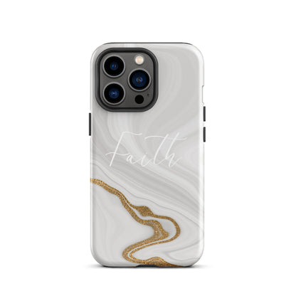 Faith Marble Pattern Tough Phone Case