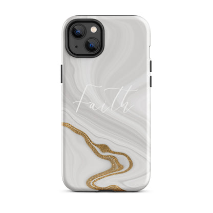 Faith Marble Pattern Tough Phone Case