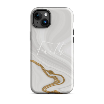 Faith Marble Pattern Tough Phone Case