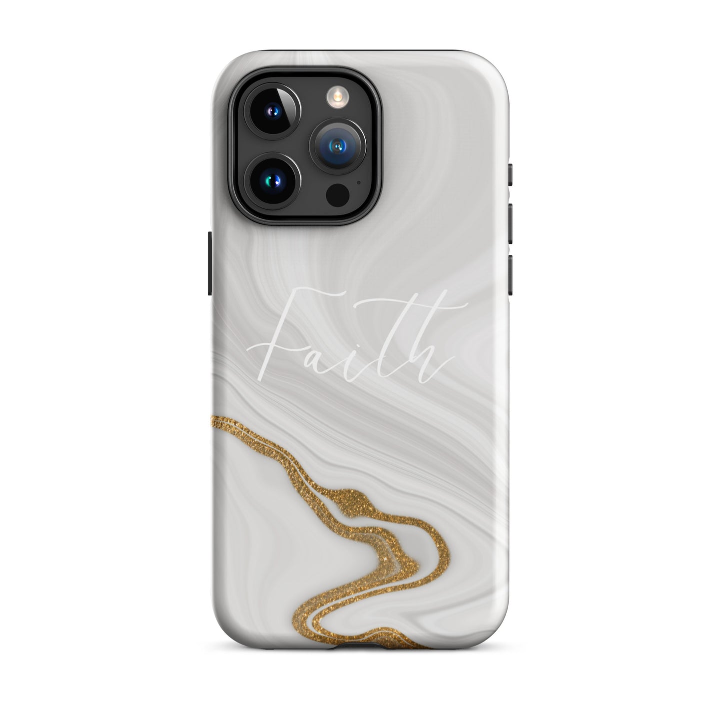 Faith Marble Pattern Tough Phone Case