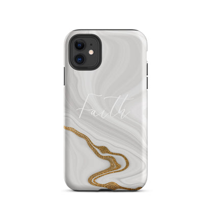 Faith Marble Pattern Tough Phone Case