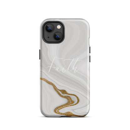 Faith Marble Pattern Tough Phone Case