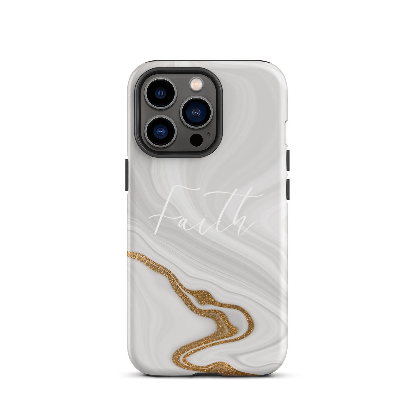 Faith Marble Pattern Tough Phone Case