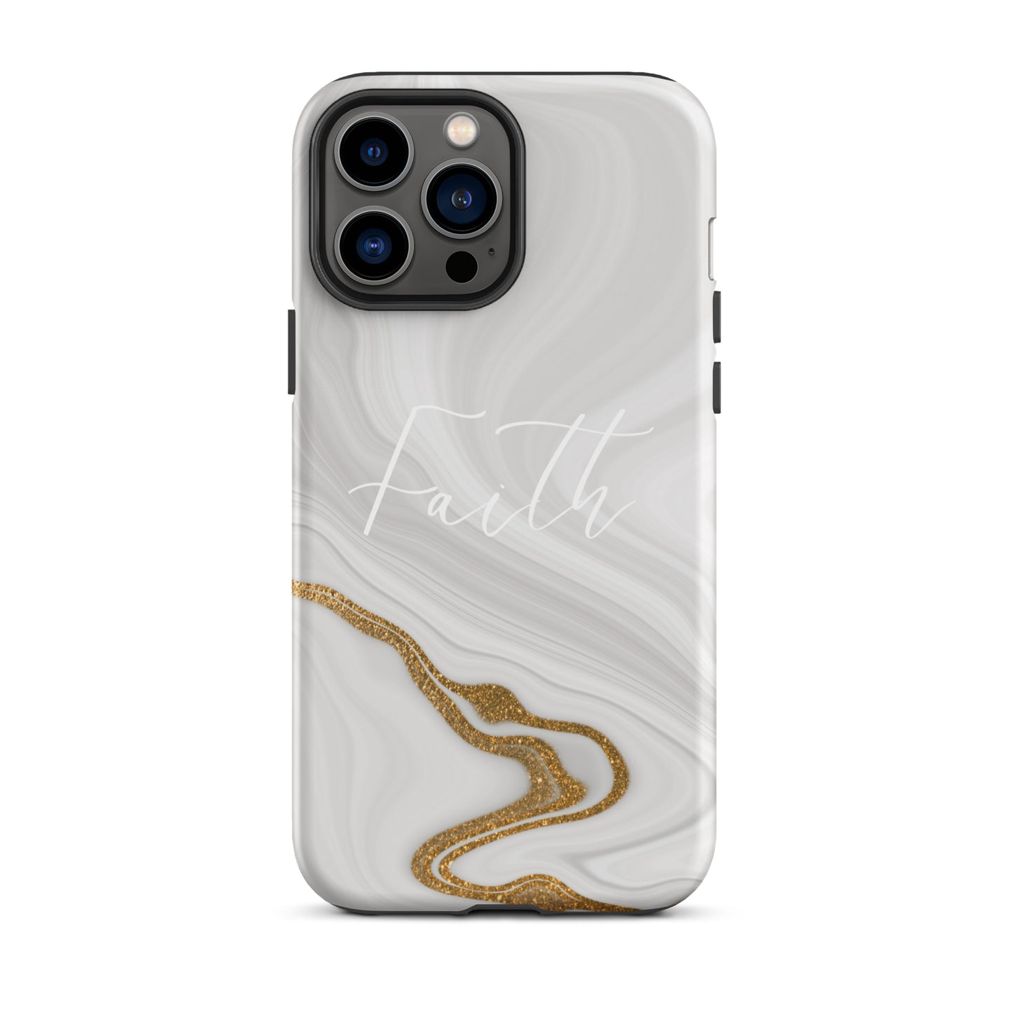 Faith Marble Pattern Tough Phone Case