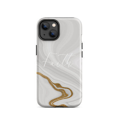 Faith Marble Pattern Tough Phone Case