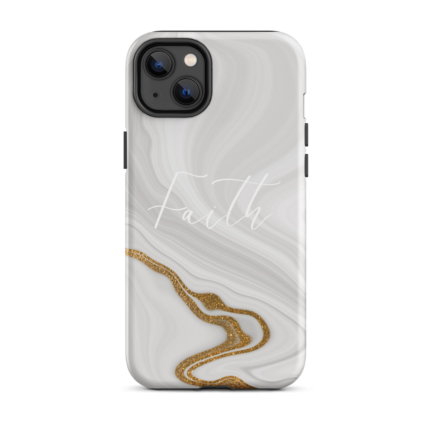 Faith Marble Pattern Tough Phone Case