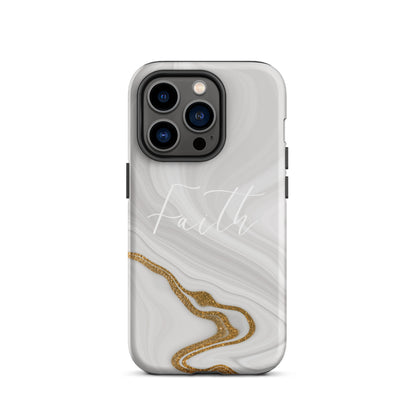 Faith Marble Pattern Tough Phone Case