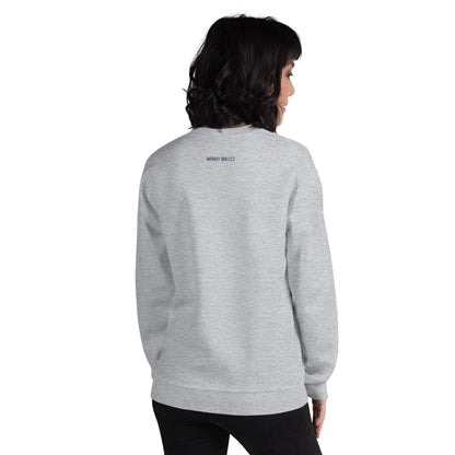 Yahweh Psalm 100:3 Unisex Sweatshirt - Navy Outline