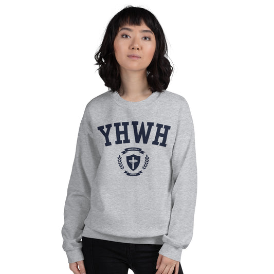 Yahweh Psalm 100:3 Unisex Sweatshirt - Navy Solid