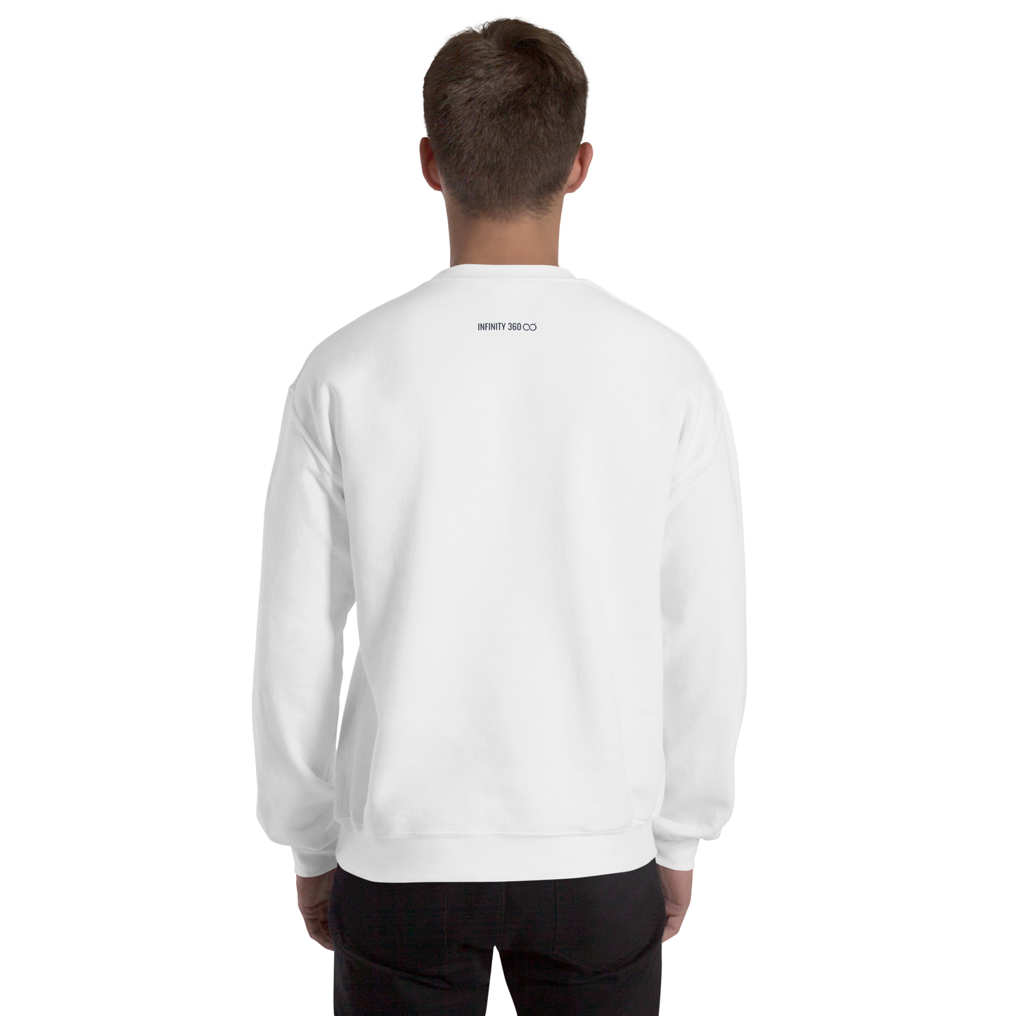 Yahweh Psalm 100:3 Unisex Sweatshirt - Navy Outline