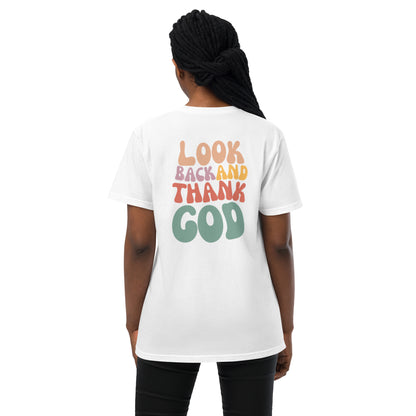 Thank God Trust God Unisex Garment-Dyed Pocket T-shirt