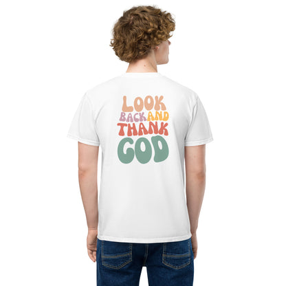 Thank God Trust God Unisex Garment-Dyed Pocket T-shirt